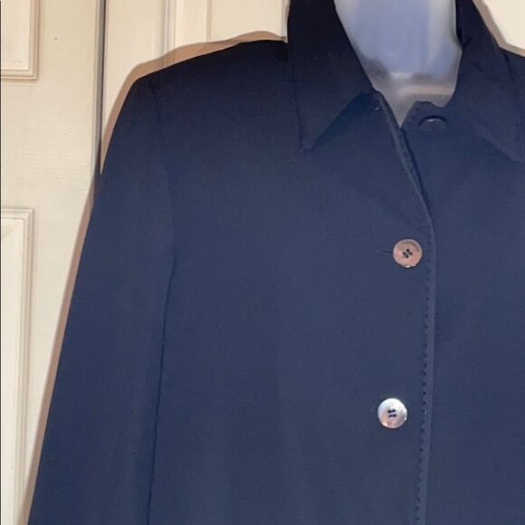 Iceberg Black Button Front Jacket Blazer Italian Large L EU 48 - Picture 3 of 16